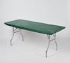 Hunter Green Elastic Table Cover