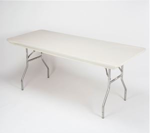Ivory Elastic Table Cover