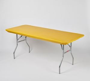 Gold Elastic Table Cover