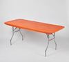 Orange Elastic Table Cover