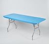 Light Blue Elastic Table Cover